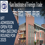 IIFT Admission Open For MBA Second Round For 2025
